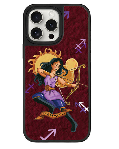 iPhone Leather Grip - Sagittarius