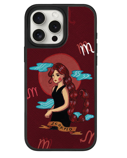 iPhone Leather Grip - Scorpio