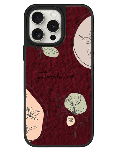 iPhone Leather Grip - Sketchy Flower