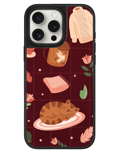 iPhone Leather Grip - Sleepy Autumn