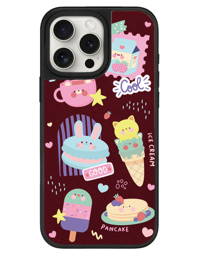 iPhone Leather Grip - Sweet Cafe