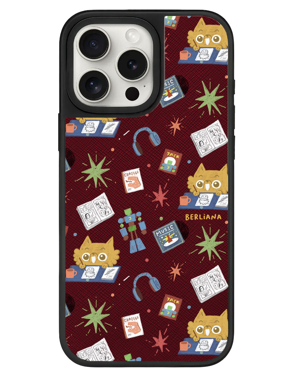 iPhone Leather Grip - Too Much Hobbies