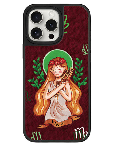 iPhone Leather Grip - Virgo