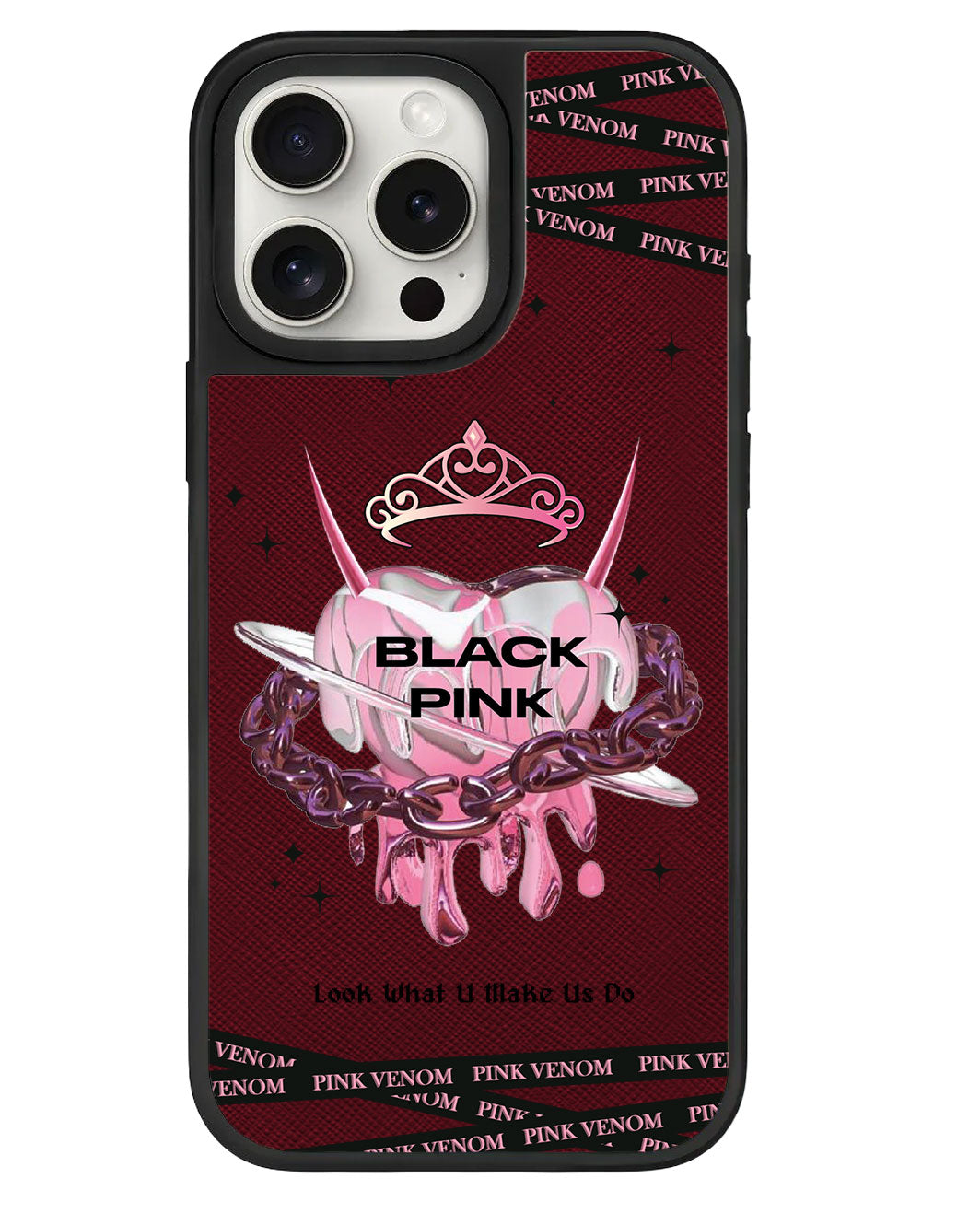 iPhone Leather Grip Case - It's Blackpink