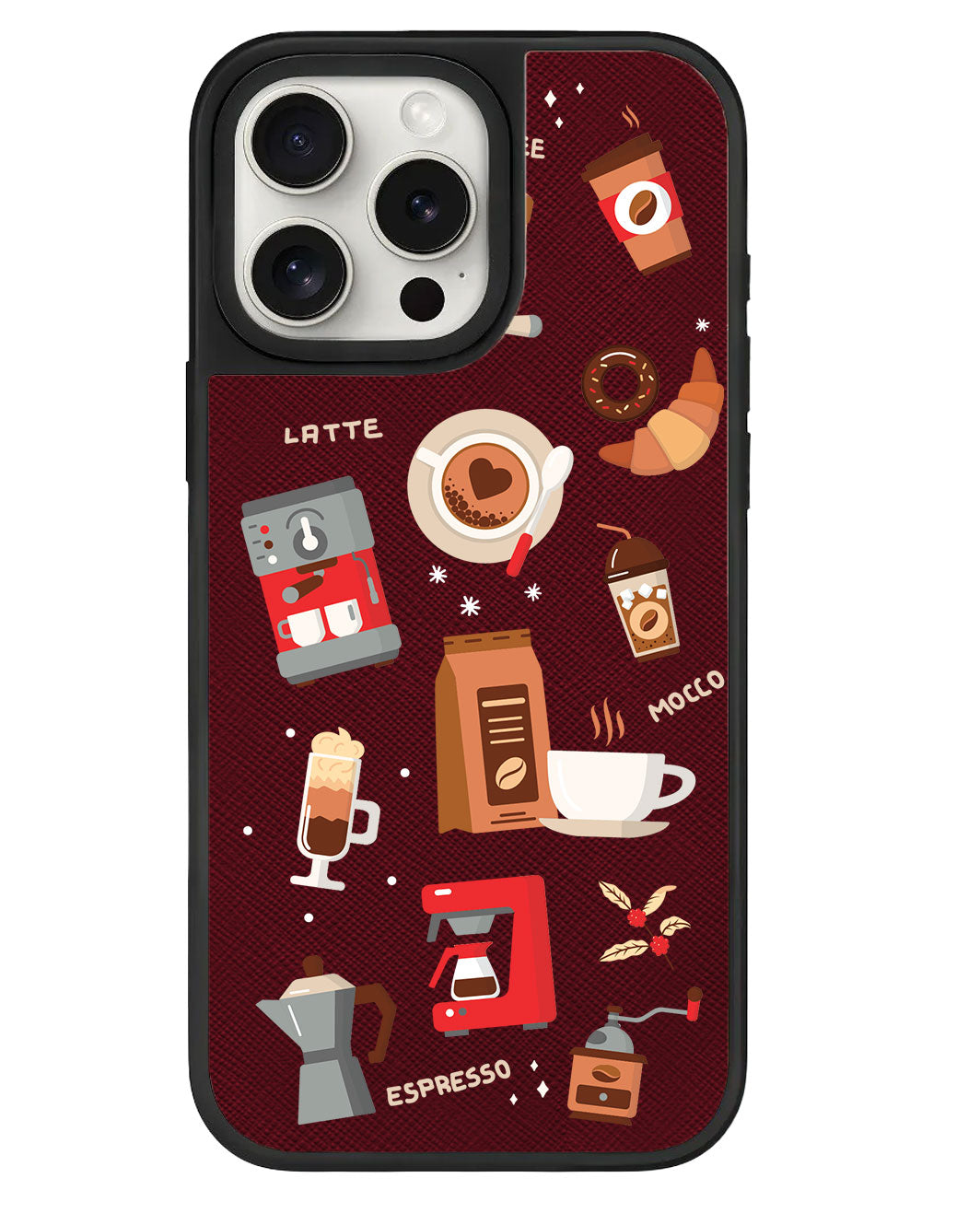 iPhone Leather Grip - Barista