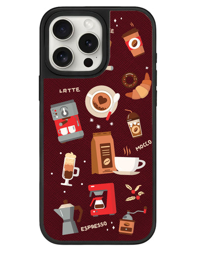iPhone Leather Grip - Barista