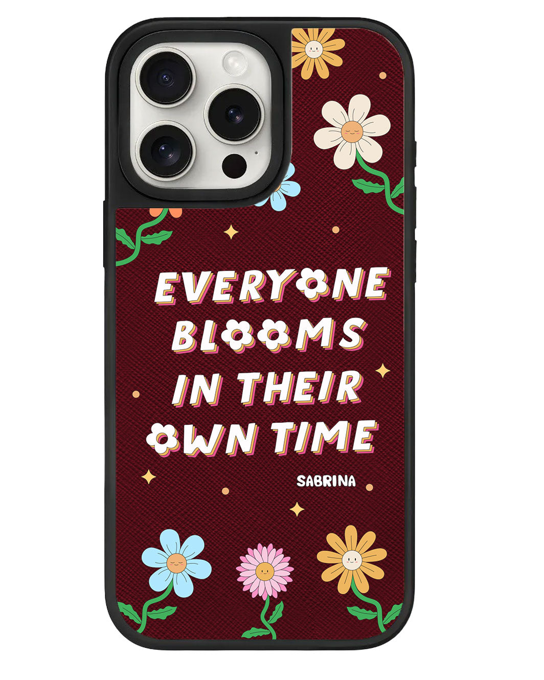 iPhone Leather Grip - Blooms