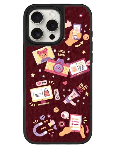 iPhone Leather Grip - Content Creator