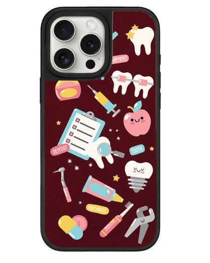 iPhone Leather Grip - Dentist