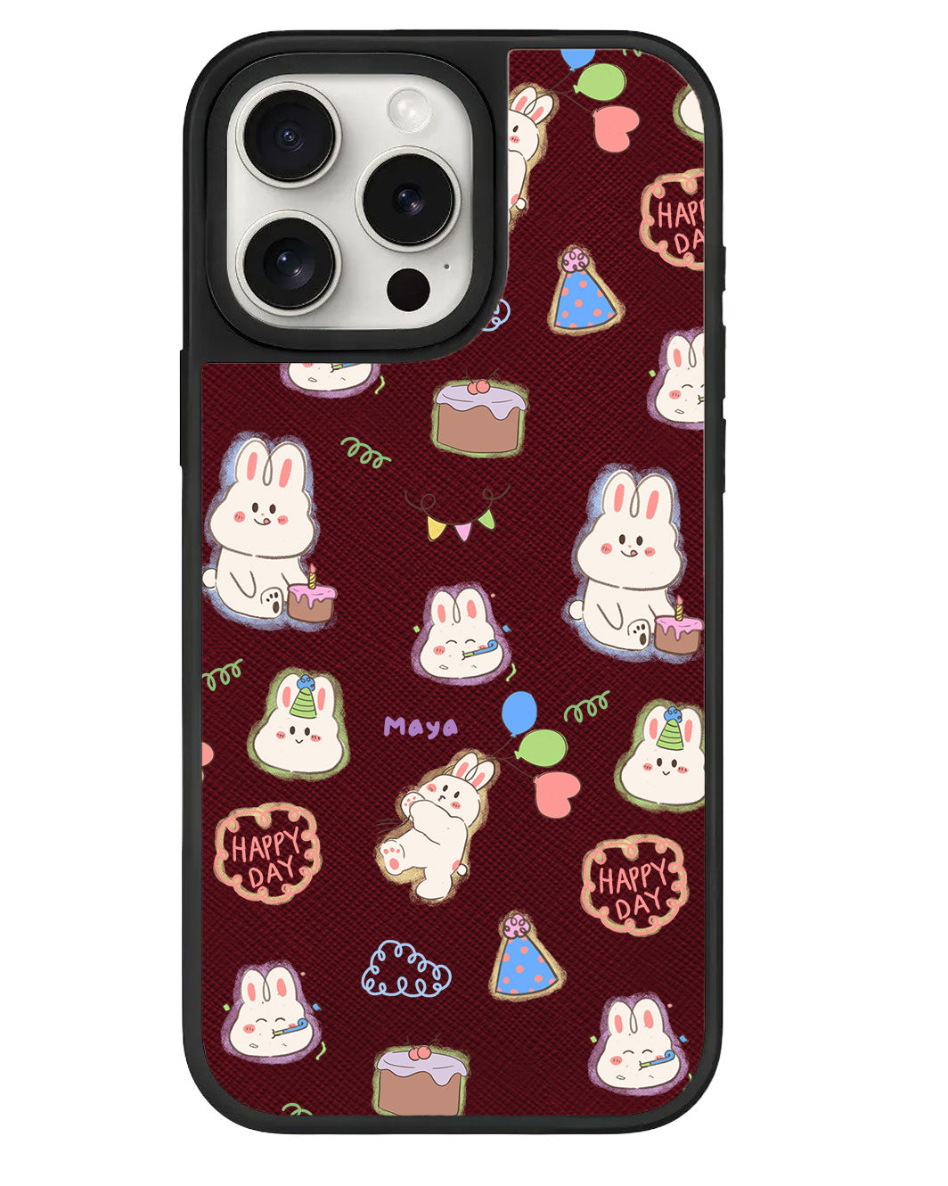 iPhone Leather Grip - Fun Party