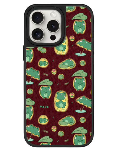 iPhone Leather Grip - Happy Rain