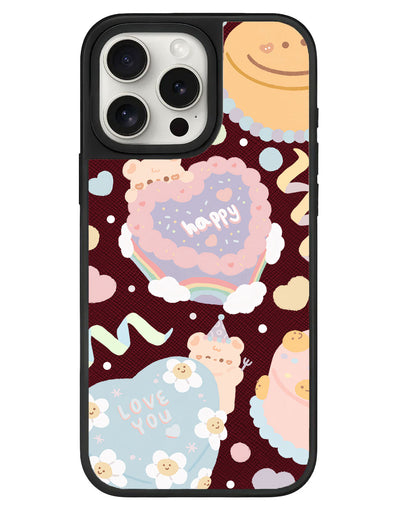 iPhone Leather Grip - Cake party
