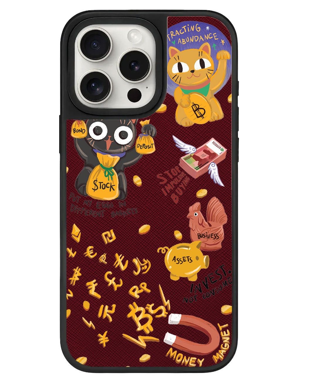 iPhone Leather Grip - I am... Money Magnet!!!!