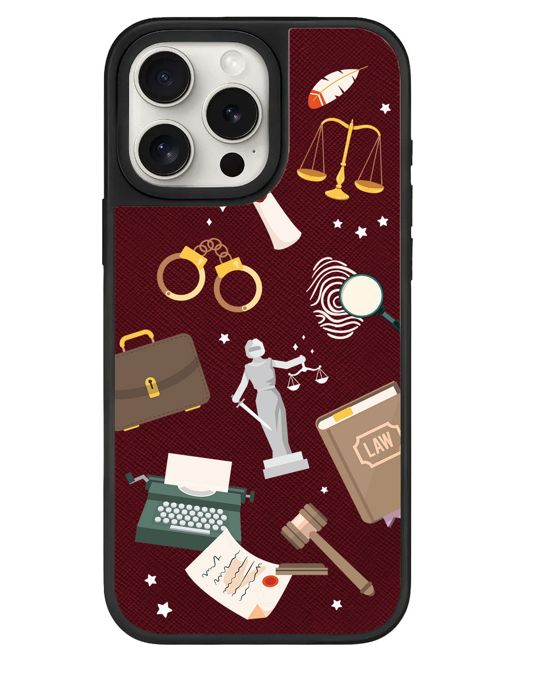 iPhone Leather Grip - Lawyer