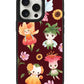 iPhone Leather Grip Case - Magical Garden