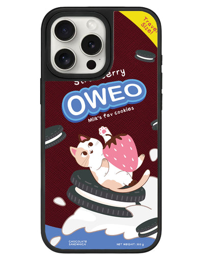iPhone Leather Grip - Oweo Cat