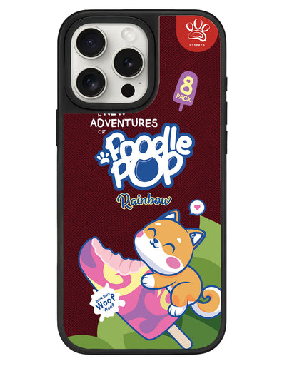 iPhone Leather Grip - Poodle Pop