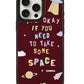 iPhone Leather Grip Case - Space