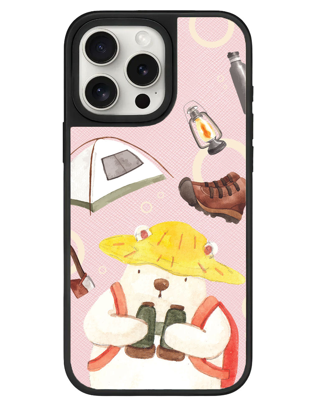 iPhone Leather Grip - Adventure of Bear