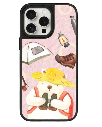 iPhone Leather Grip - Adventure of Bear