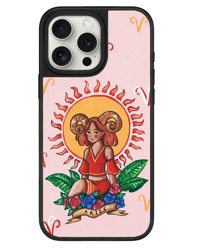iPhone Leather Grip - Aries