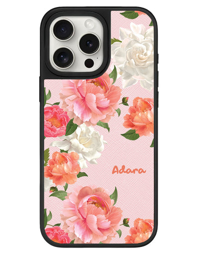 iPhone Leather Grip - August Peony