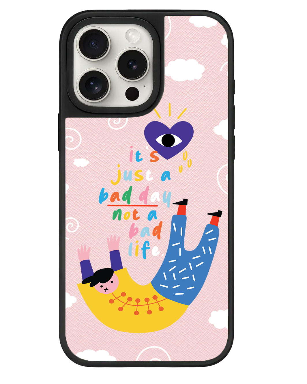 iPhone Leather Grip - Bad Day