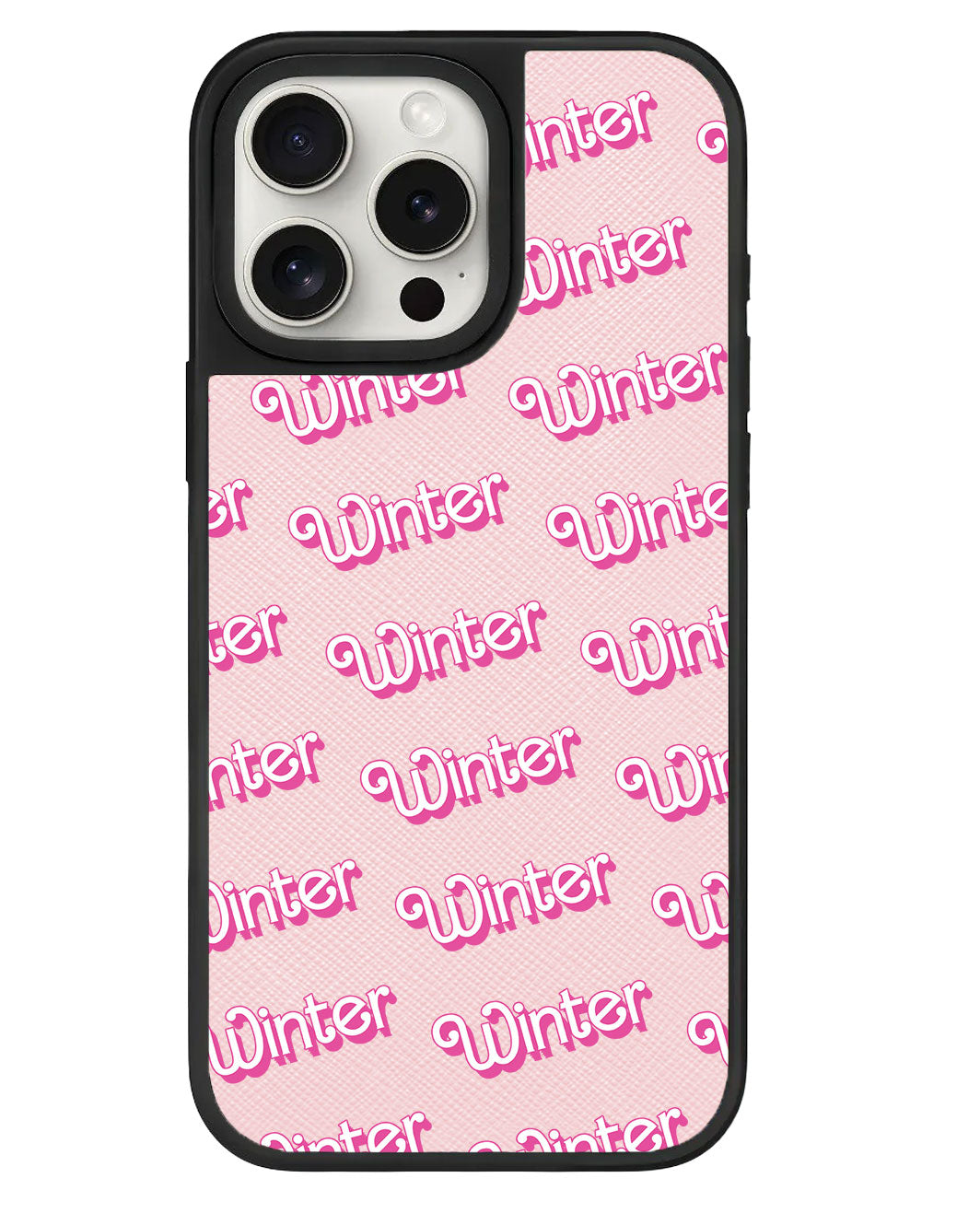 iPhone Leather Grip - Barbie Monogram