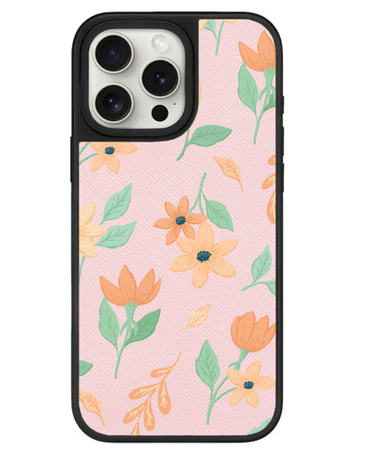 iPhone Leather Grip - Birth Flower 4.0