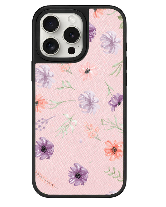 iPhone Leather Grip Case - Botanical Garden 3.0