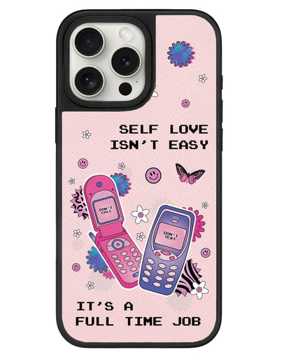 iPhone Leather Grip - Busy Love Myself