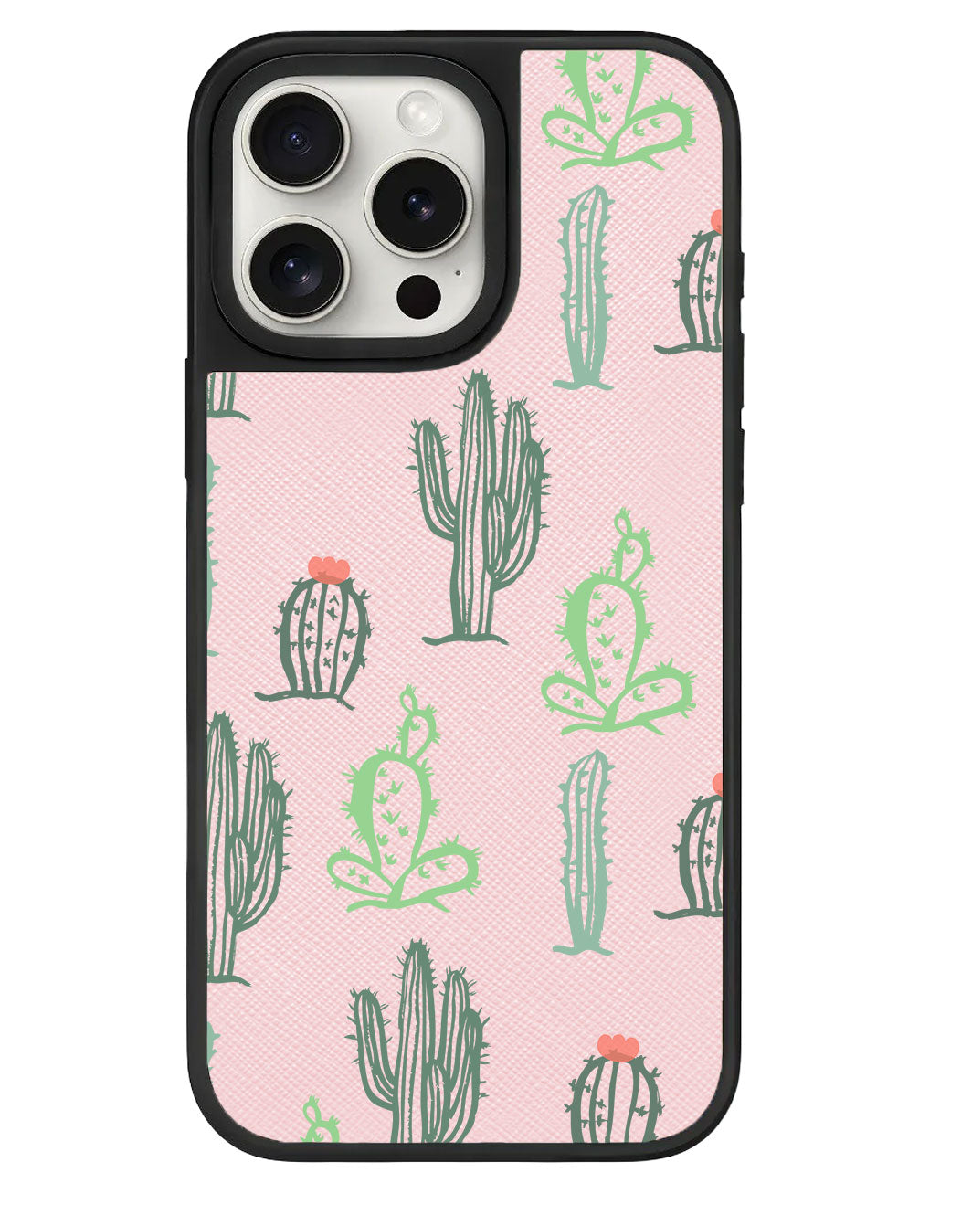 iPhone Leather Grip Case - Cactus