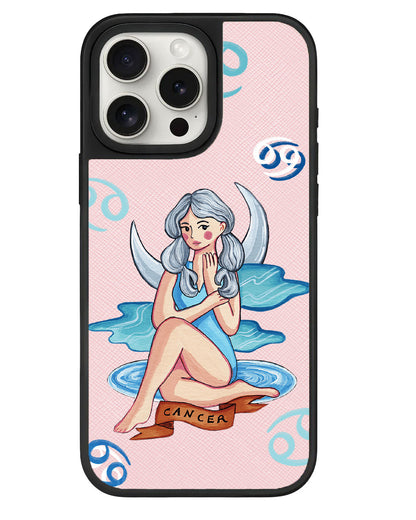 iPhone Leather Grip - Cancer