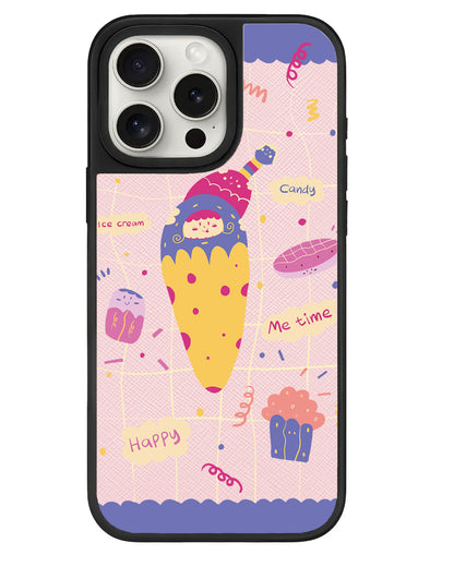iPhone Leather Grip - Candy Doodle