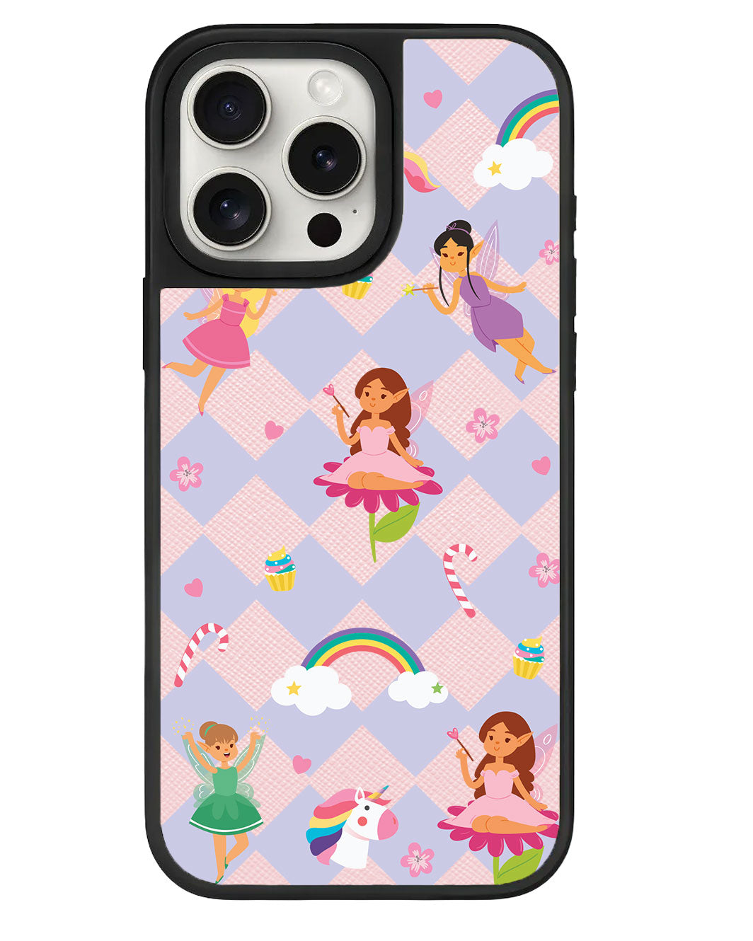 iPhone Leather Grip - Tiny Fairy