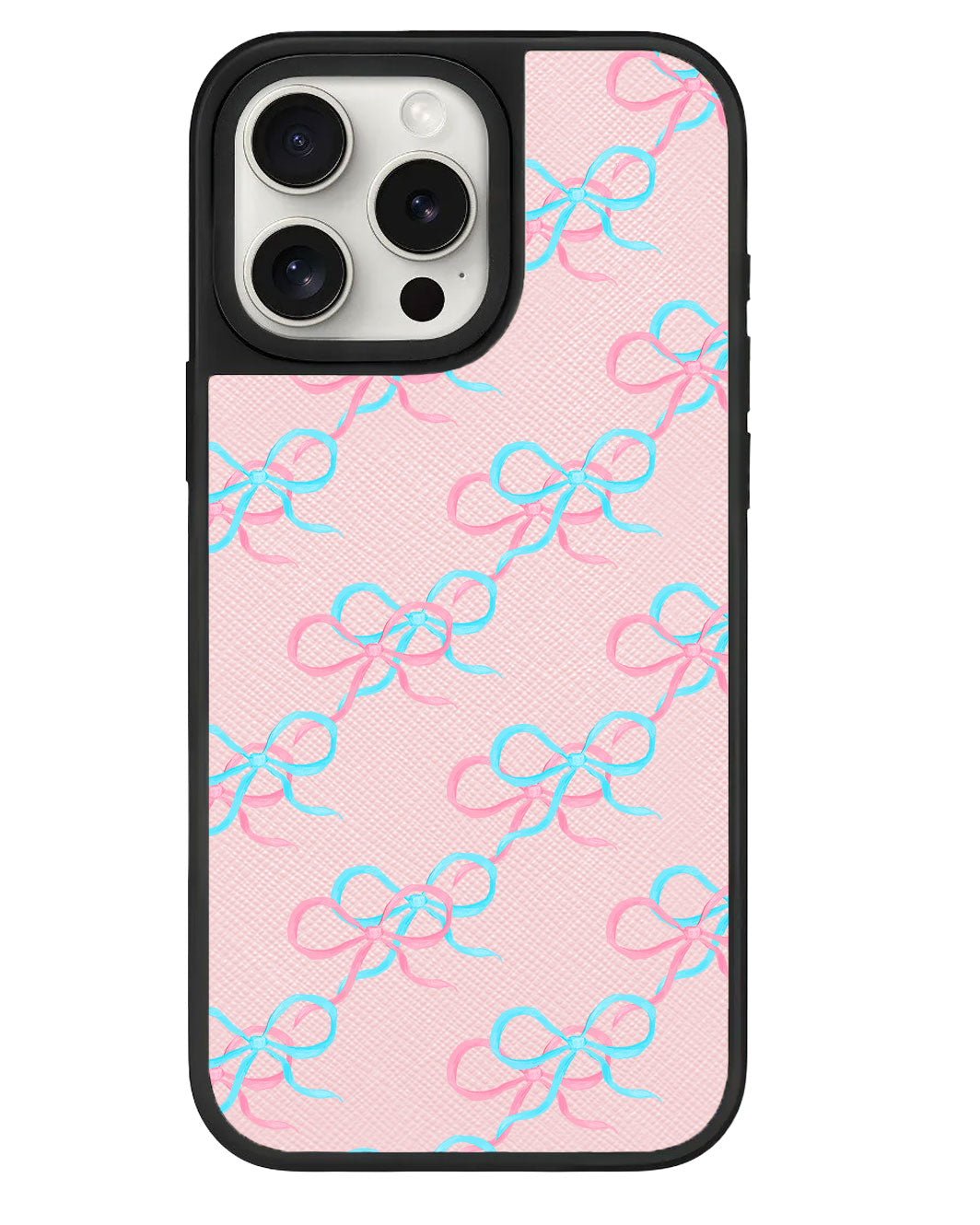iPhone Leather Grip - Coquette Overlap Bow