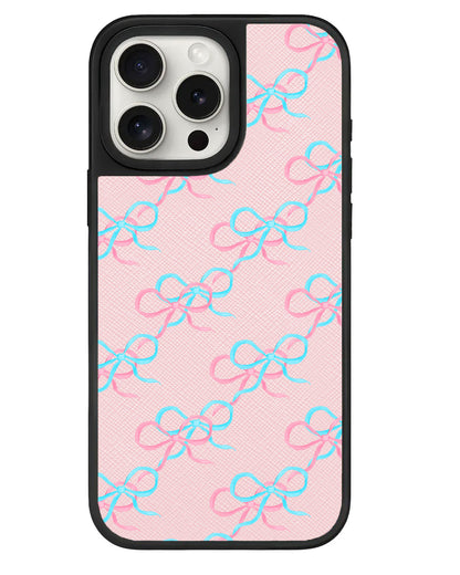 iPhone Leather Grip - Coquette Overlap Bow