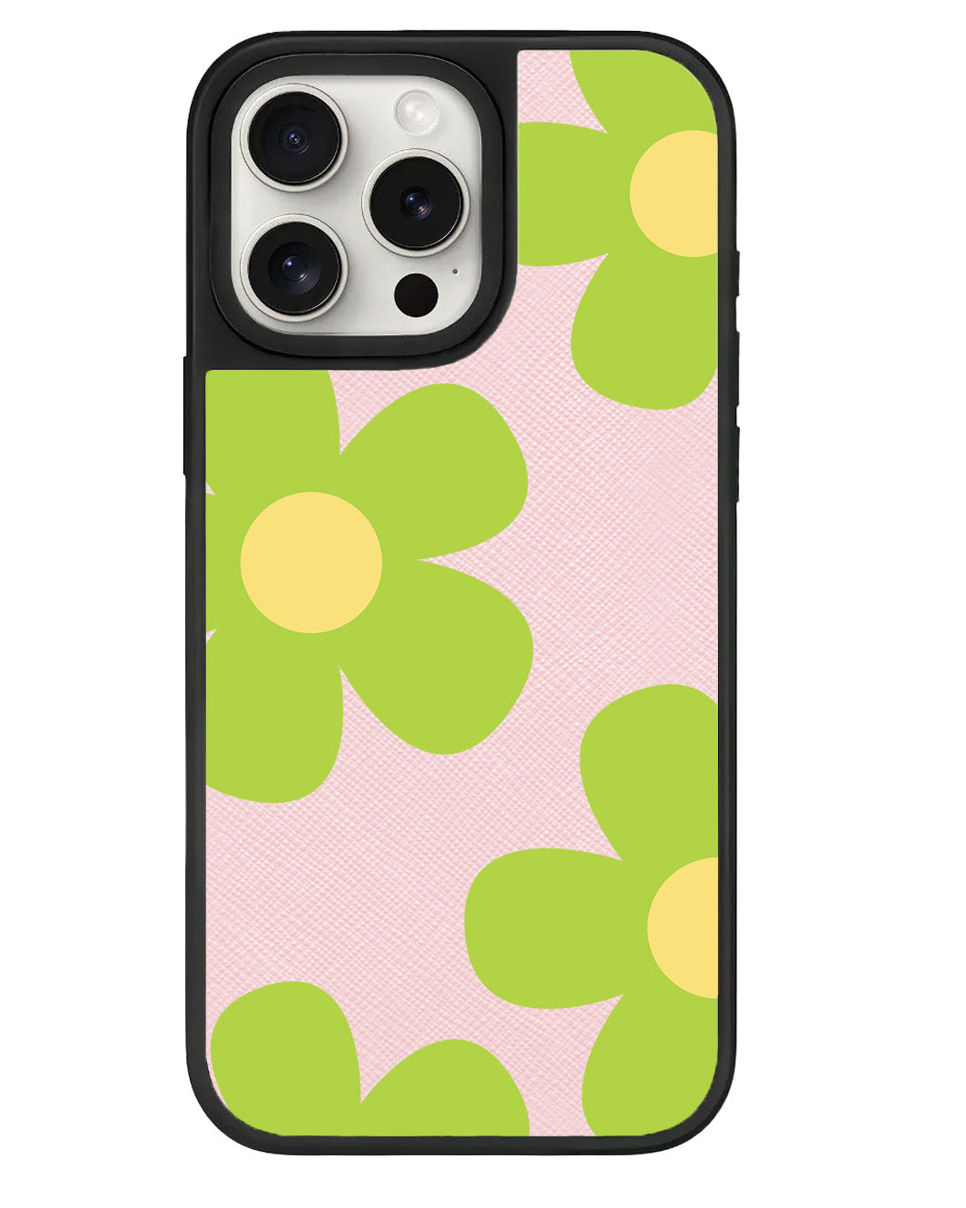 iPhone Leather Grip Case - Daisy Bloom