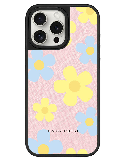 iPhone Leather Grip - Daisy Skies