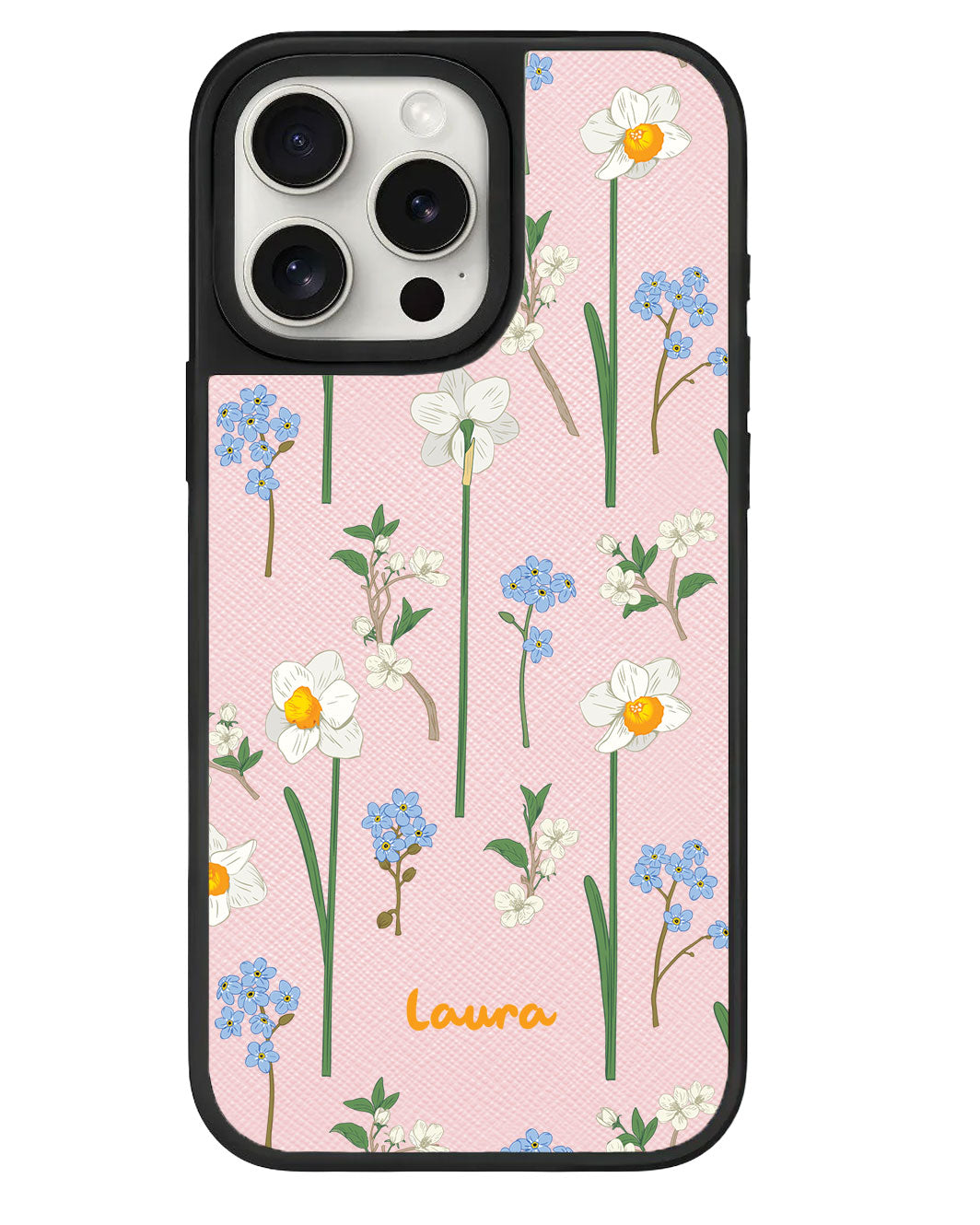 iPhone Leather Grip - December Narcissus