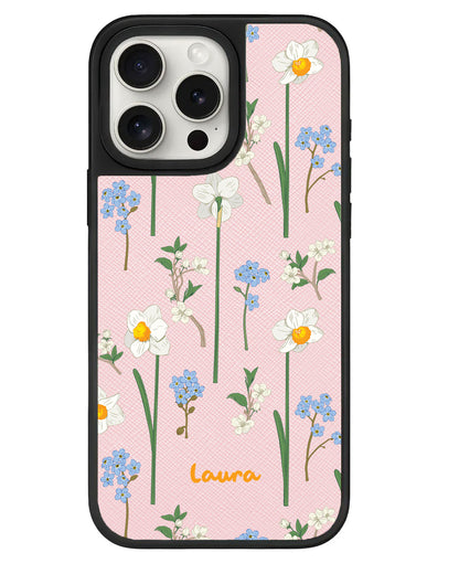 iPhone Leather Grip - December Narcissus