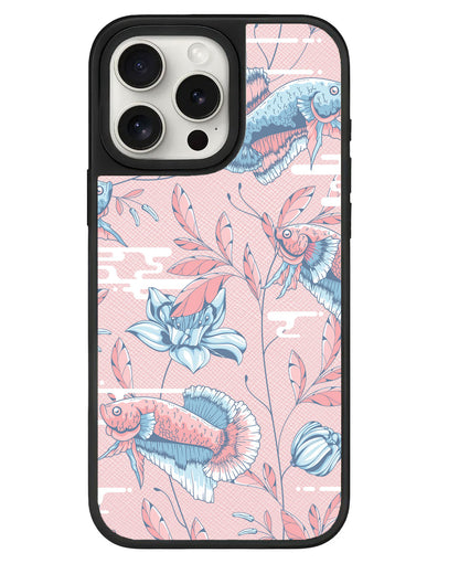iPhone Leather Grip - Fish & Floral 3.0
