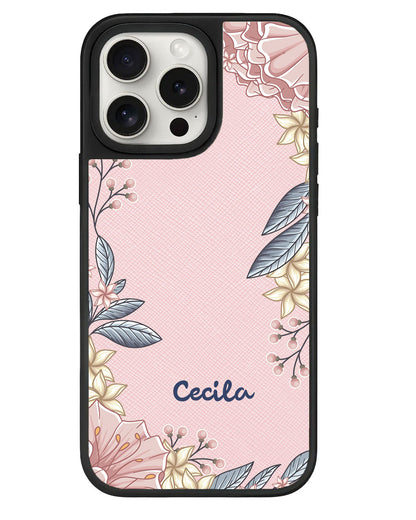iPhone Leather Grip - Pink Florals
