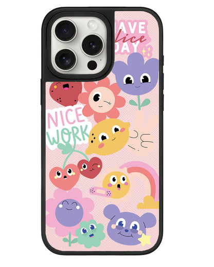 iPhone Leather Grip - Garden Party