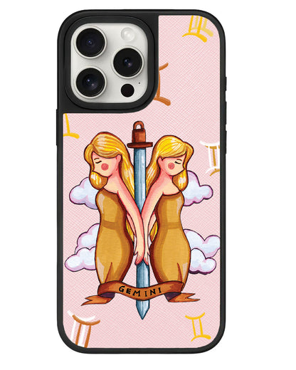 iPhone Leather Grip - Gemini