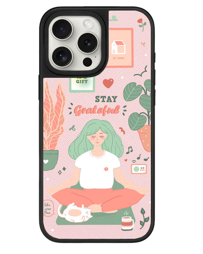 iPhone Leather Grip - Grateful