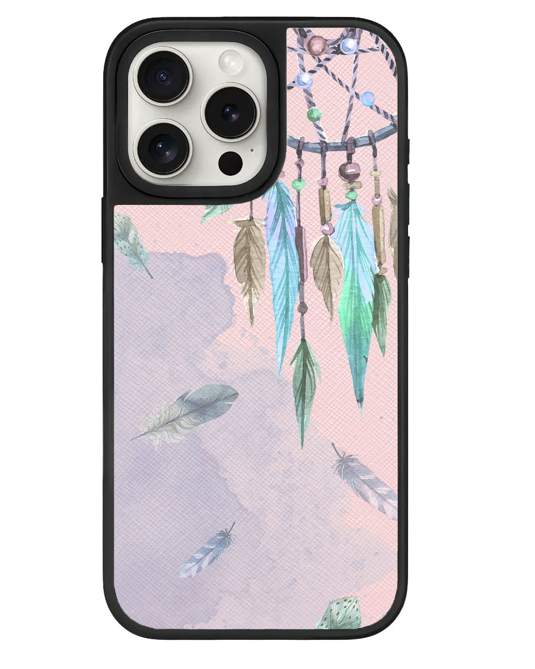 iPhone Leather Grip Case - Dreamcatcher 3.0