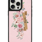 iPhone Leather Grip Case - Peony