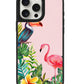 iPhone Leather Grip Case - Tropical