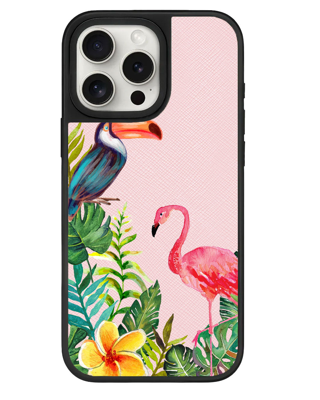 iPhone Leather Grip Case - Tropical